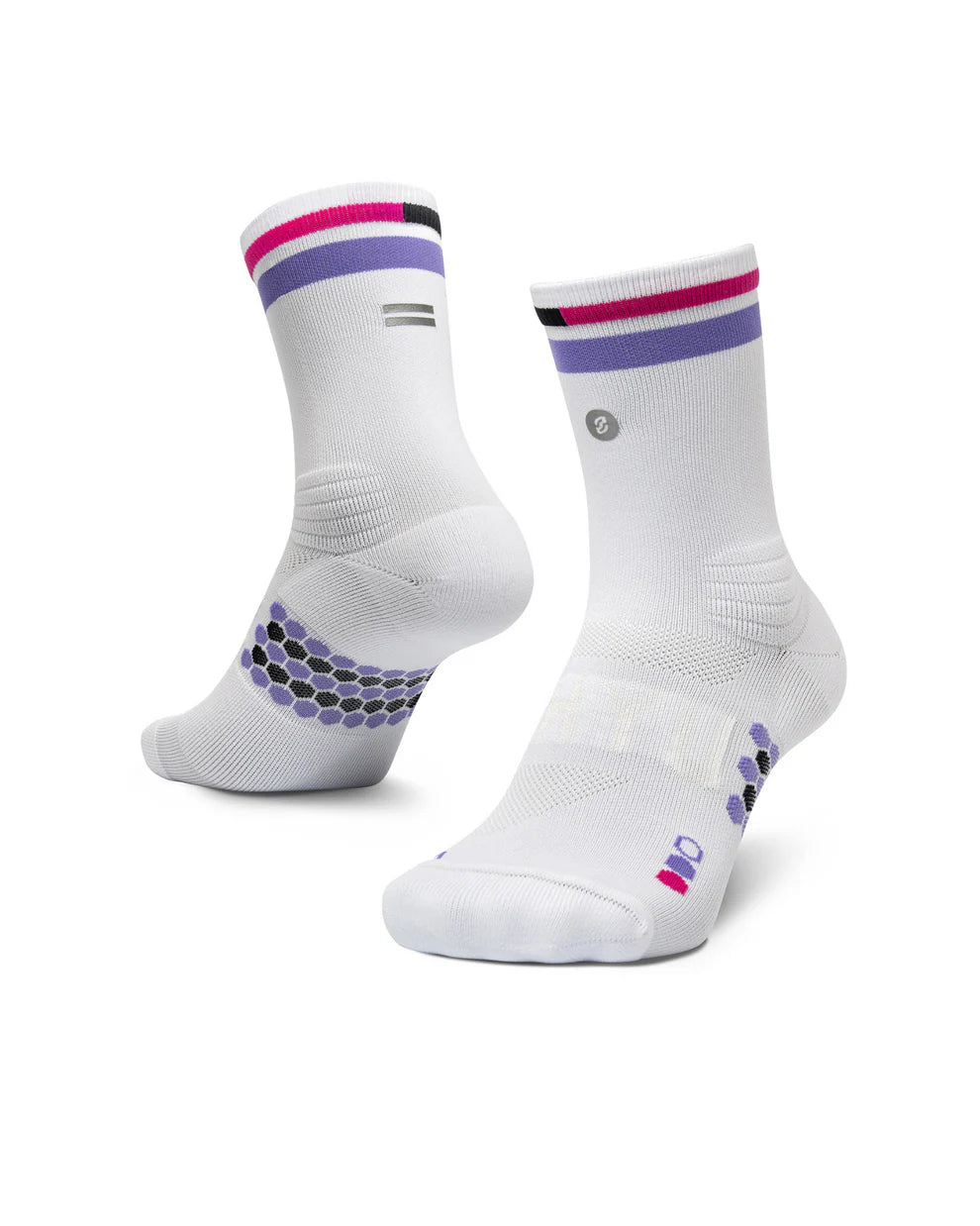 【SHYU 競賽跑襪】專為 Puma 碳板鞋設計｜white | lavender | magenta 台灣官方合作夥伴