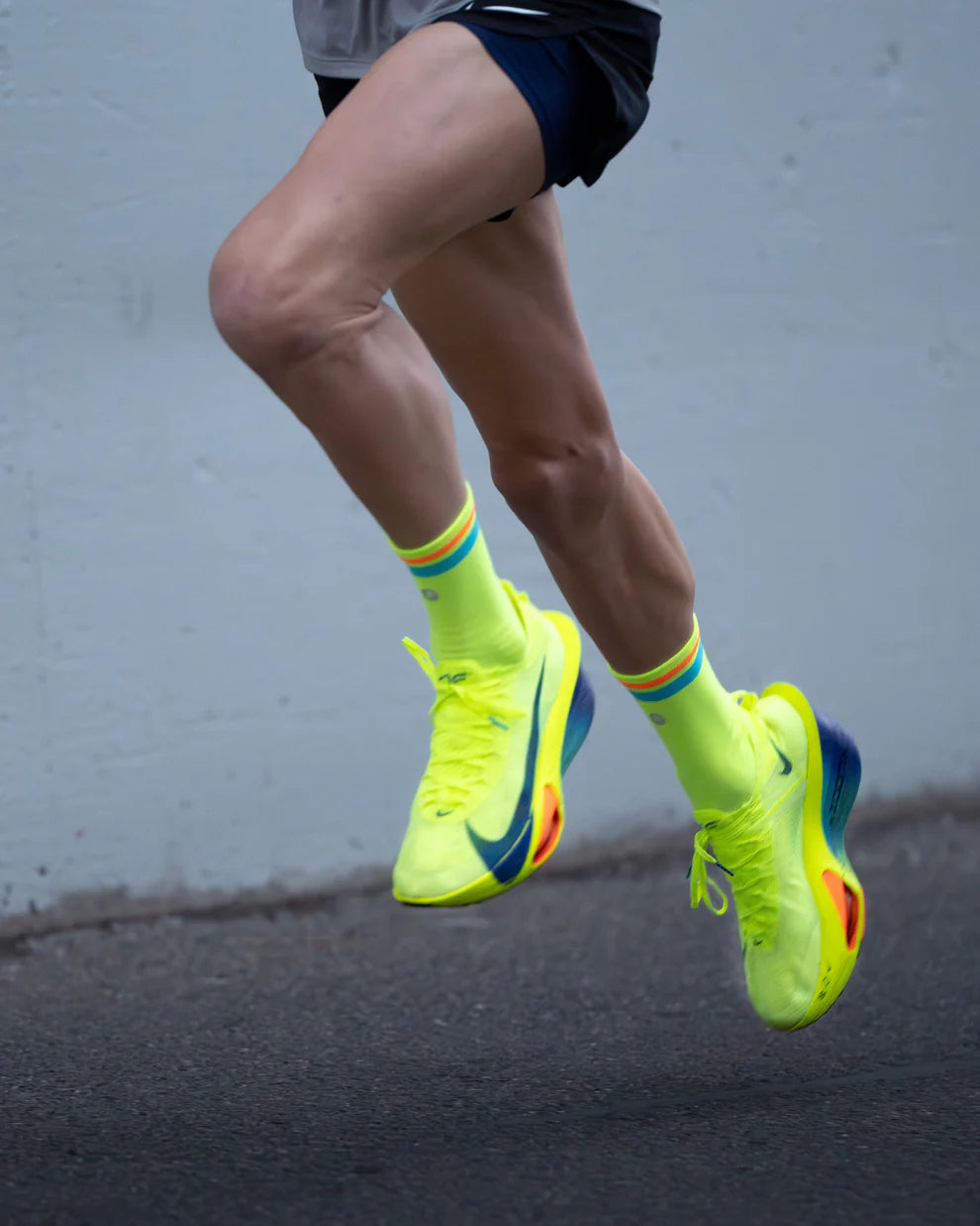 【SHYU 競賽跑襪】專為 Nike 碳板鞋設計｜volt | pacific | orange 台灣官方合作夥伴