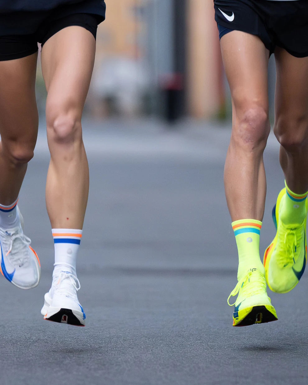 【SHYU 競賽跑襪】專為 Nike 碳板鞋設計｜volt | pacific | orange 台灣官方合作夥伴