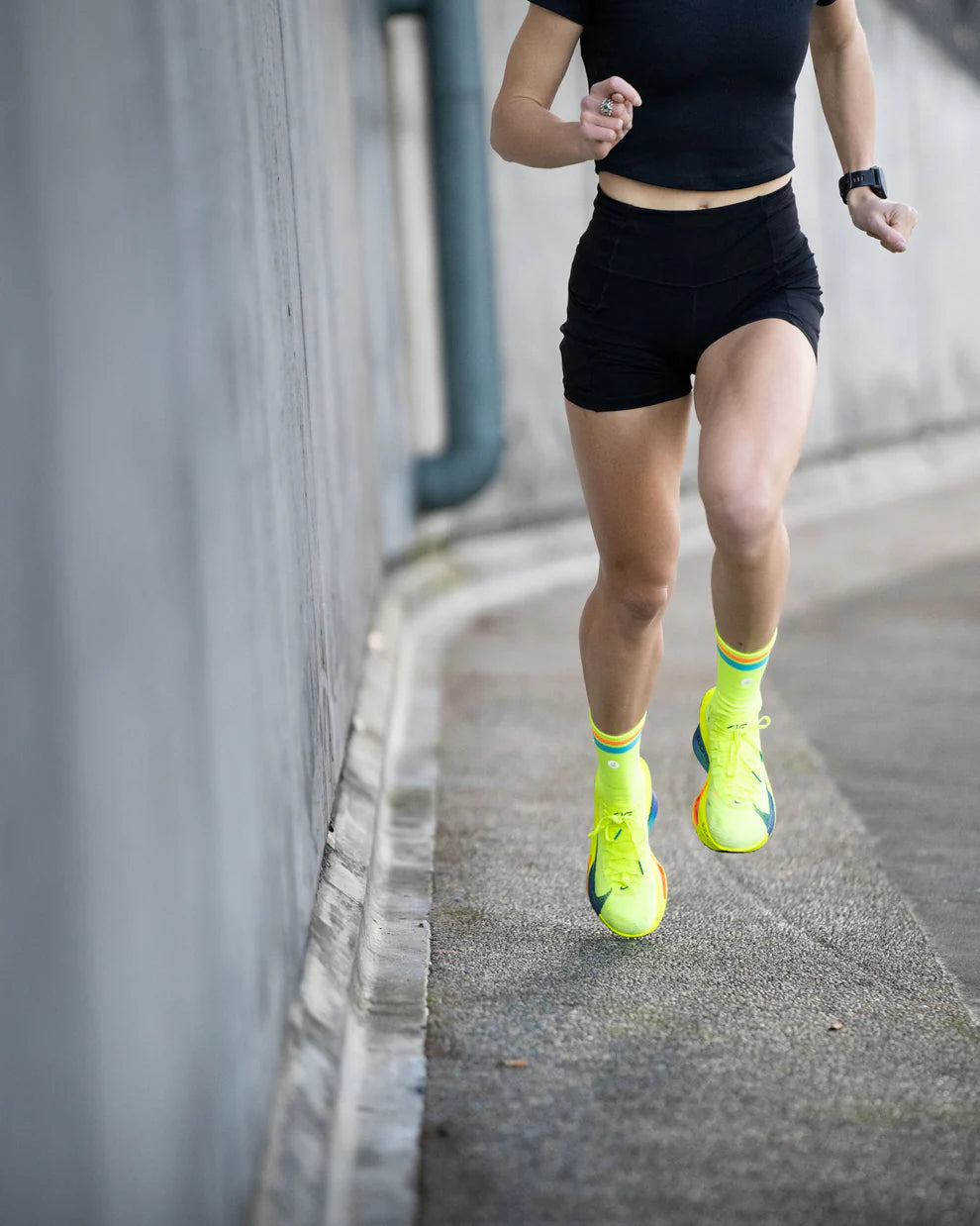 【SHYU 競賽跑襪】專為 Nike 碳板鞋設計｜volt | pacific | orange 台灣官方合作夥伴