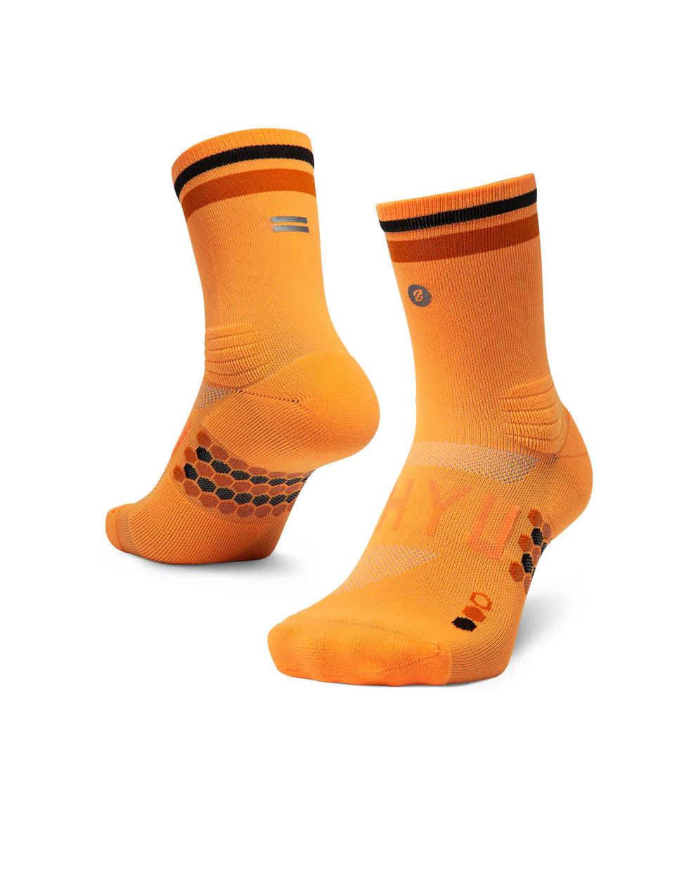 【SHYU 競賽跑襪】專為 Puma 碳板鞋設計｜orange | pumpkin | black 台灣官方合作夥伴