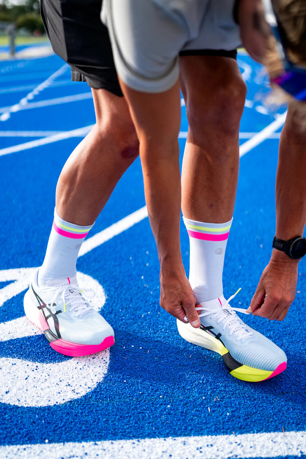 SHYU 專業跑襪｜sky | pink | neon