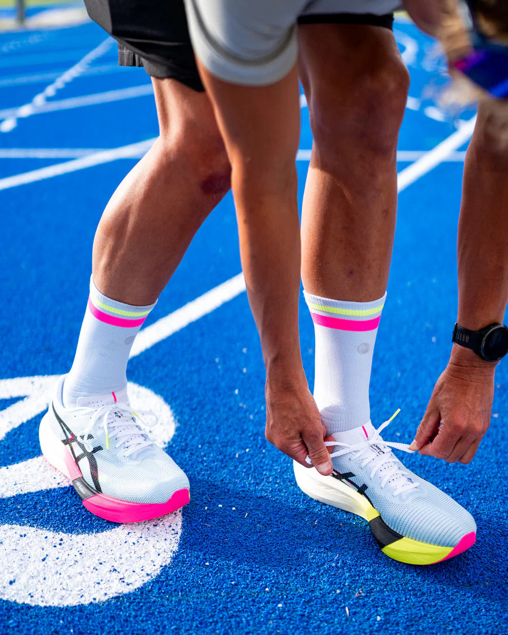 【SHYU 競賽跑襪】專為 ASICS 碳板鞋設計｜sky | pink | neon 台灣官方合作夥伴
