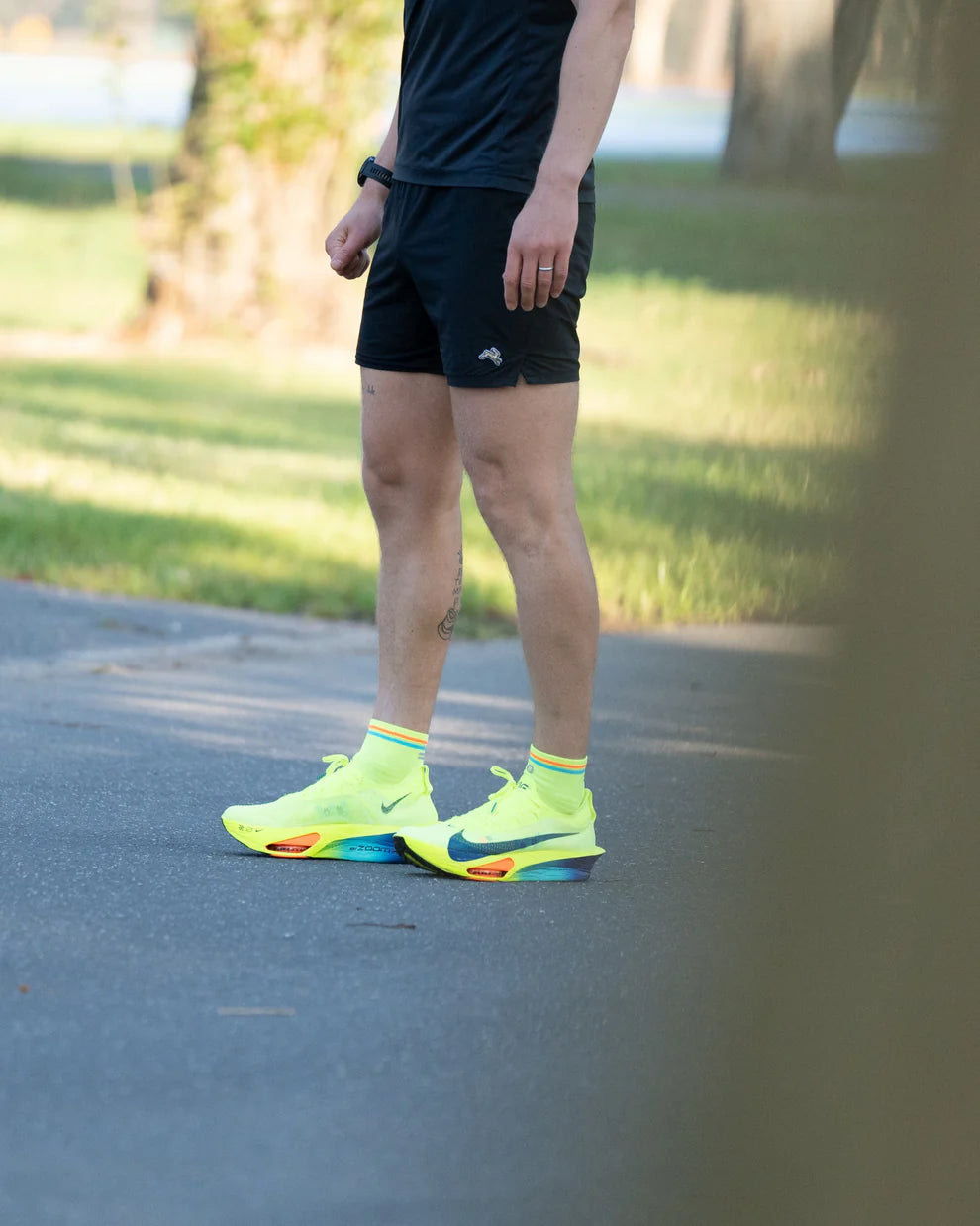 【SHYU 競賽跑襪】專為 Nike 碳板鞋設計｜volt | pacific | orange 台灣官方合作夥伴