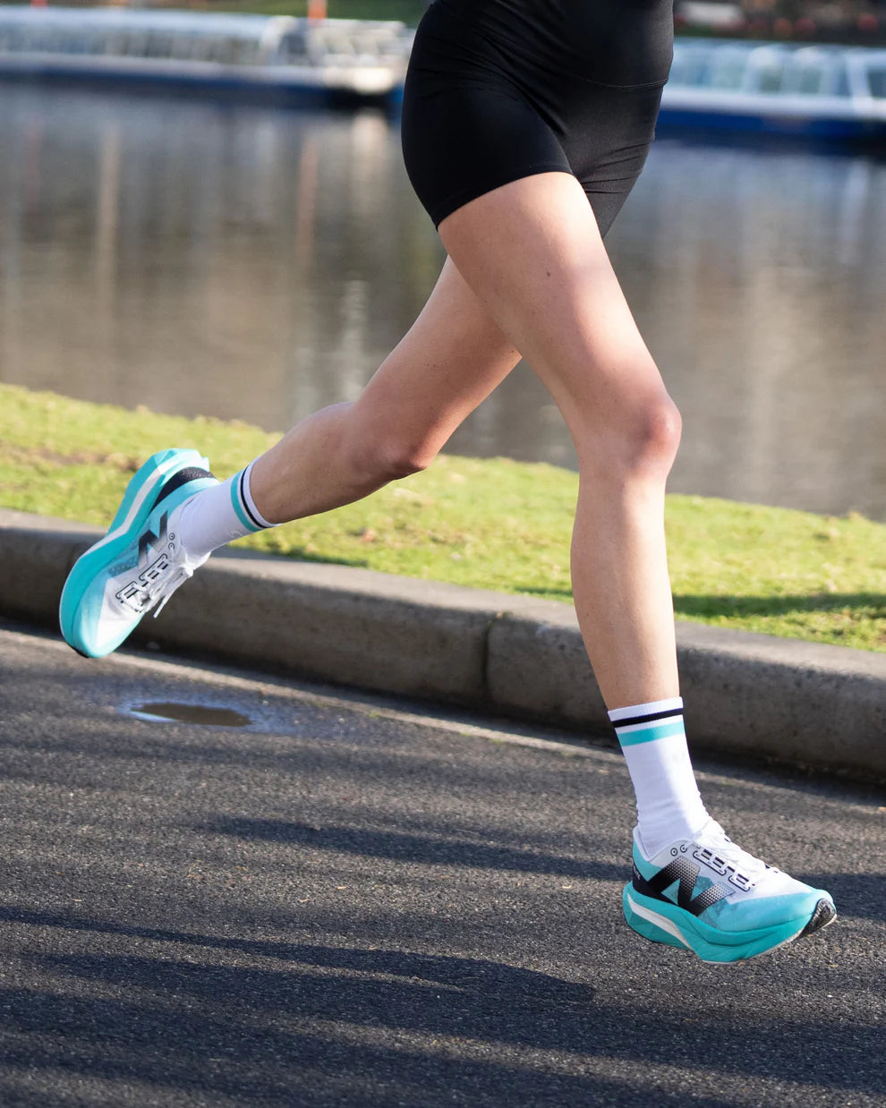 SHYU 專業跑襪｜white | jade | black