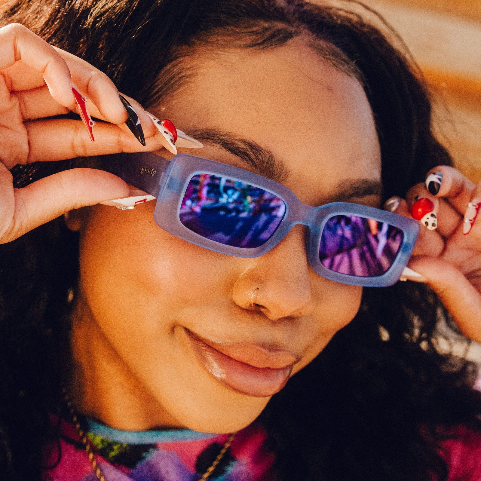 goodr 美國戶外運動太陽眼鏡 LuxeG ｜Lost Highway Desert Mirage｜公路幻影