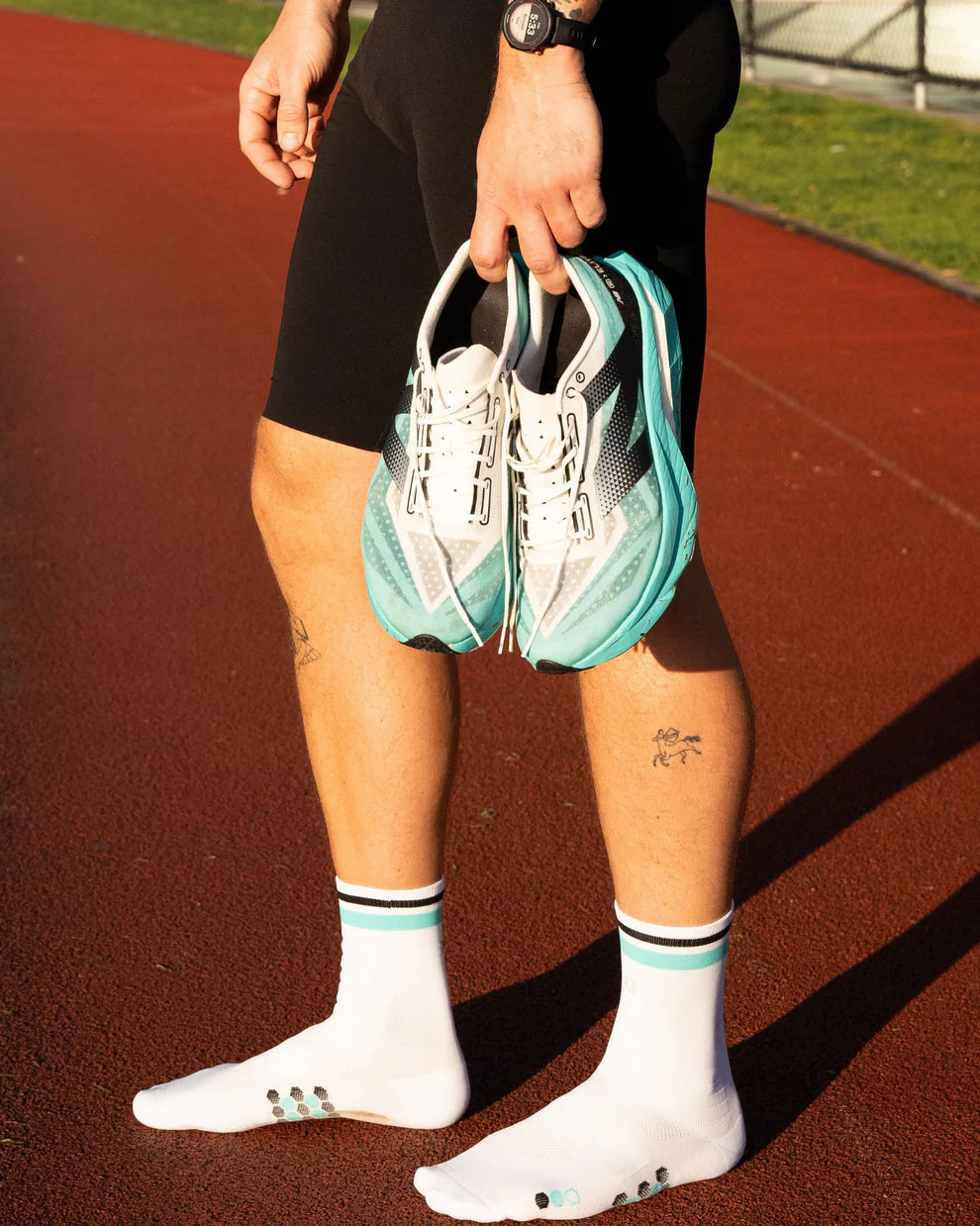 SHYU 專業跑襪｜white | jade | black