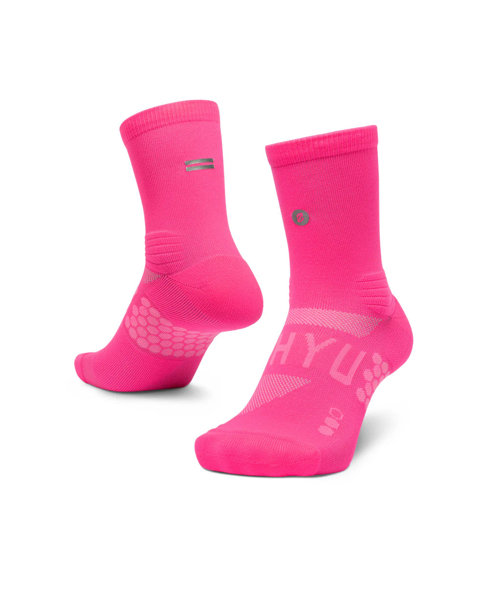 【SHYU 競賽跑襪】專為碳板鞋設計 Racing 系列｜pink | pink | pink 台灣官方合作夥伴
