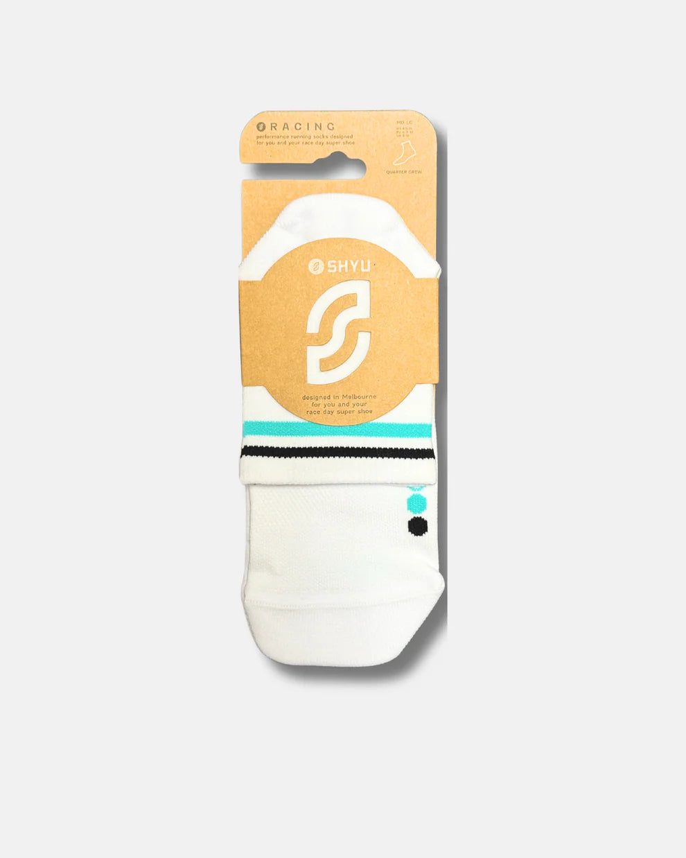 SHYU 專業跑襪｜white | jade | black