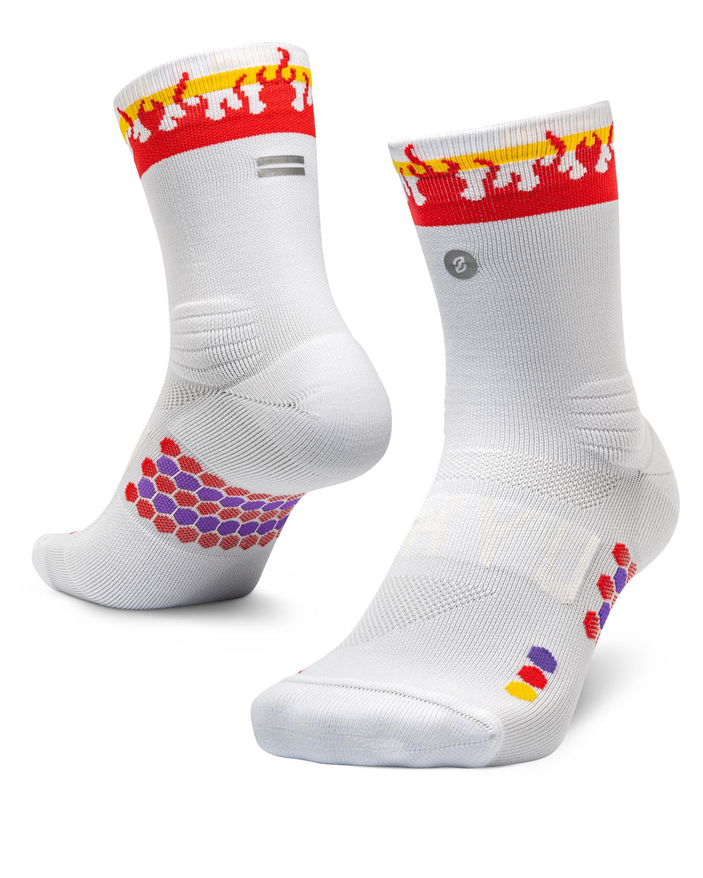 SHYU 專業跑襪｜white | flame | amber