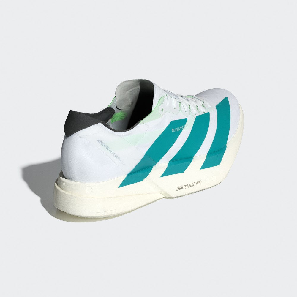 M'S ADIDAS ADIZERO ADIOS PRO 4 White Green 碳板鞋