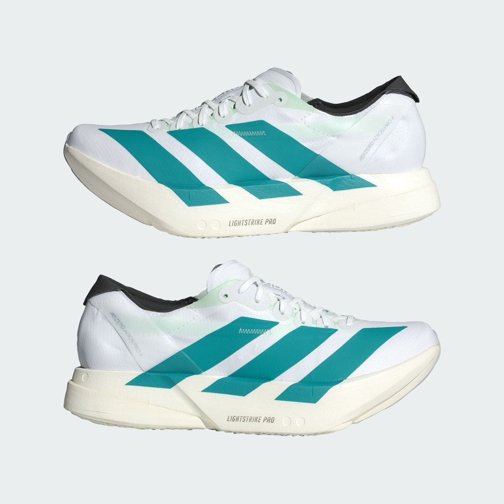 M'S ADIDAS ADIZERO ADIOS PRO 4 White Green 碳板鞋
