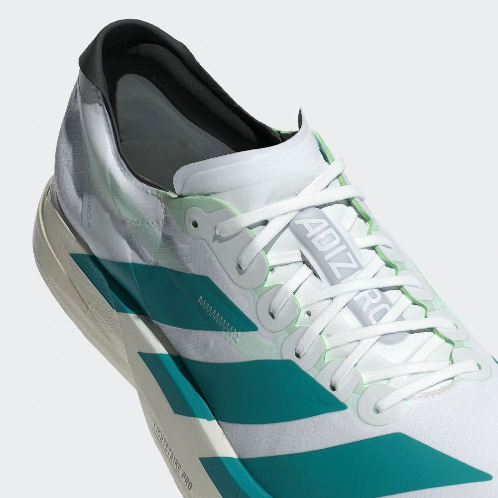 M'S ADIDAS ADIZERO ADIOS PRO 4 White Green 碳板鞋
