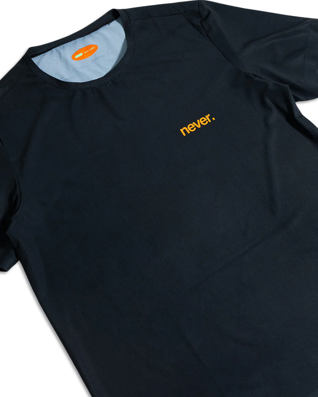 【Never】STACKED TEE BLACK 跑步上衣