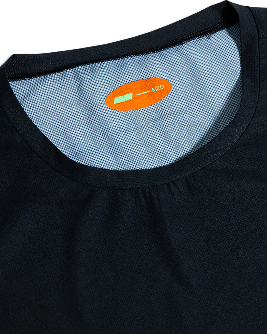 【Never】STACKED TEE BLACK 跑步上衣