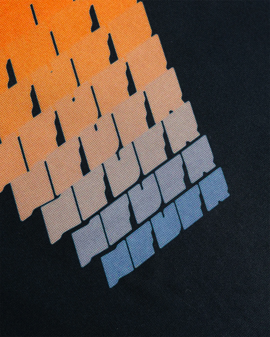 【Never】STACKED TEE BLACK 跑步上衣