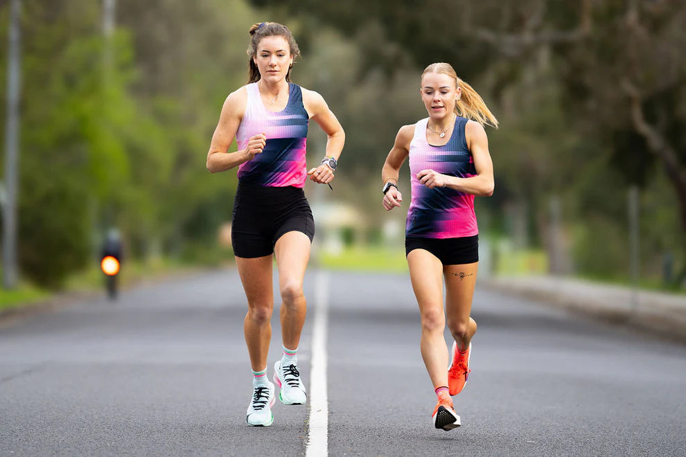 SHYU 專業跑襪｜foam | pink | green