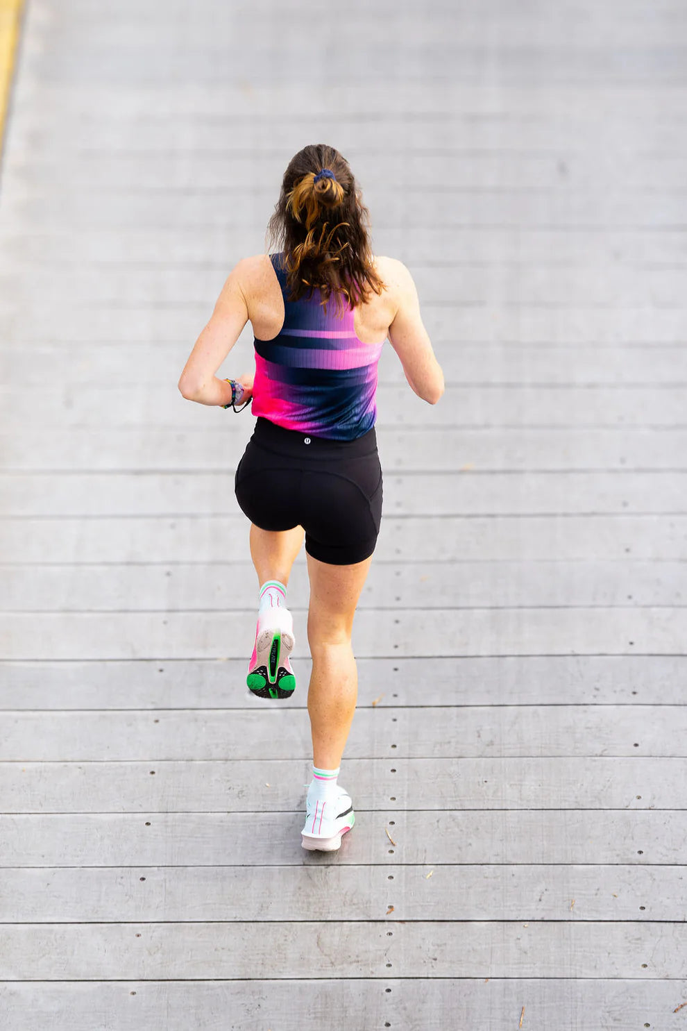 SHYU 專業跑襪｜foam | pink | green