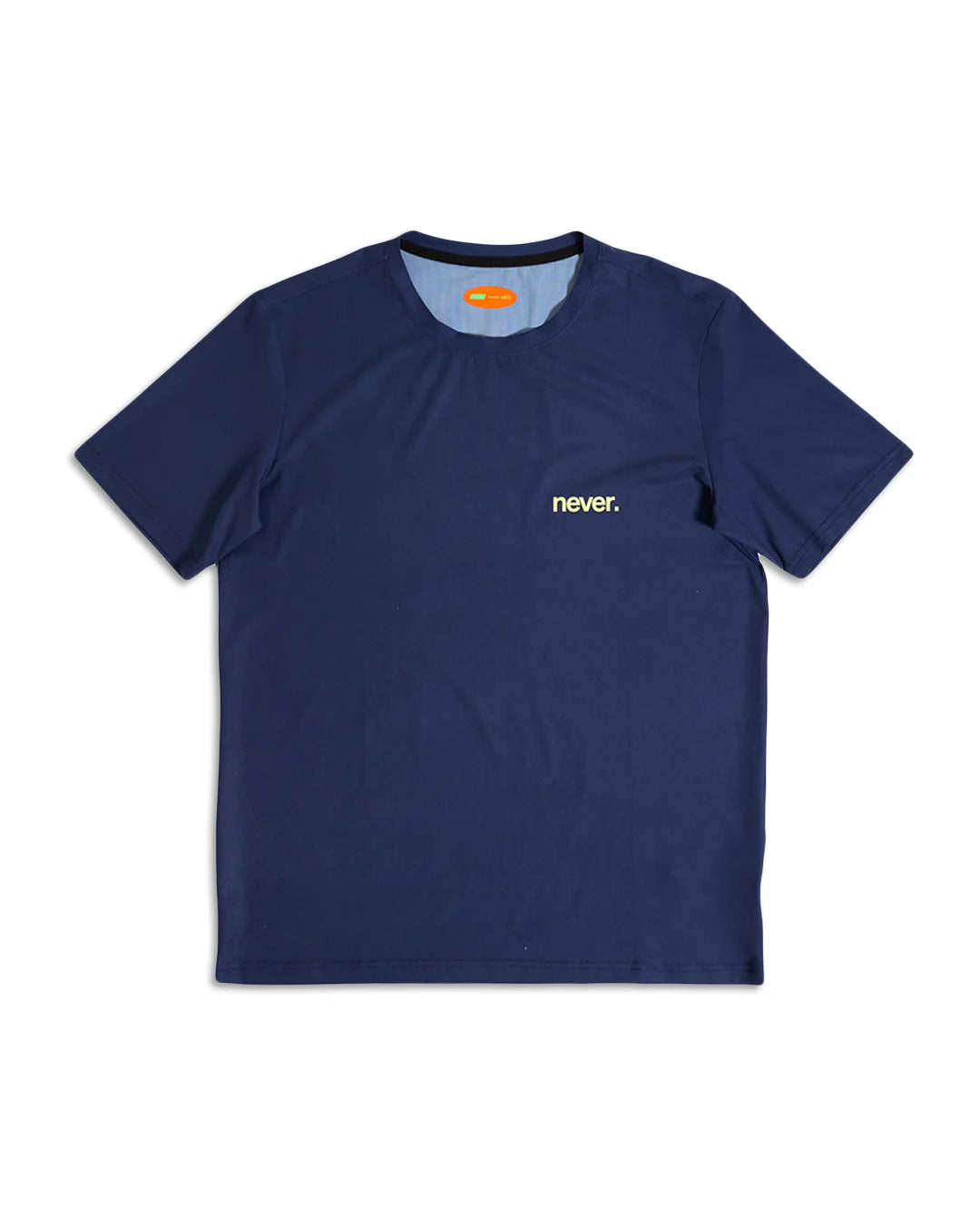 【Never】STACKED TEE NAVY 跑步上衣