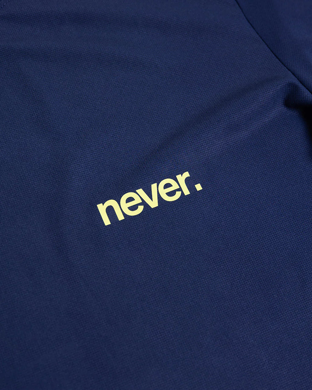 【Never】STACKED TEE NAVY 跑步上衣