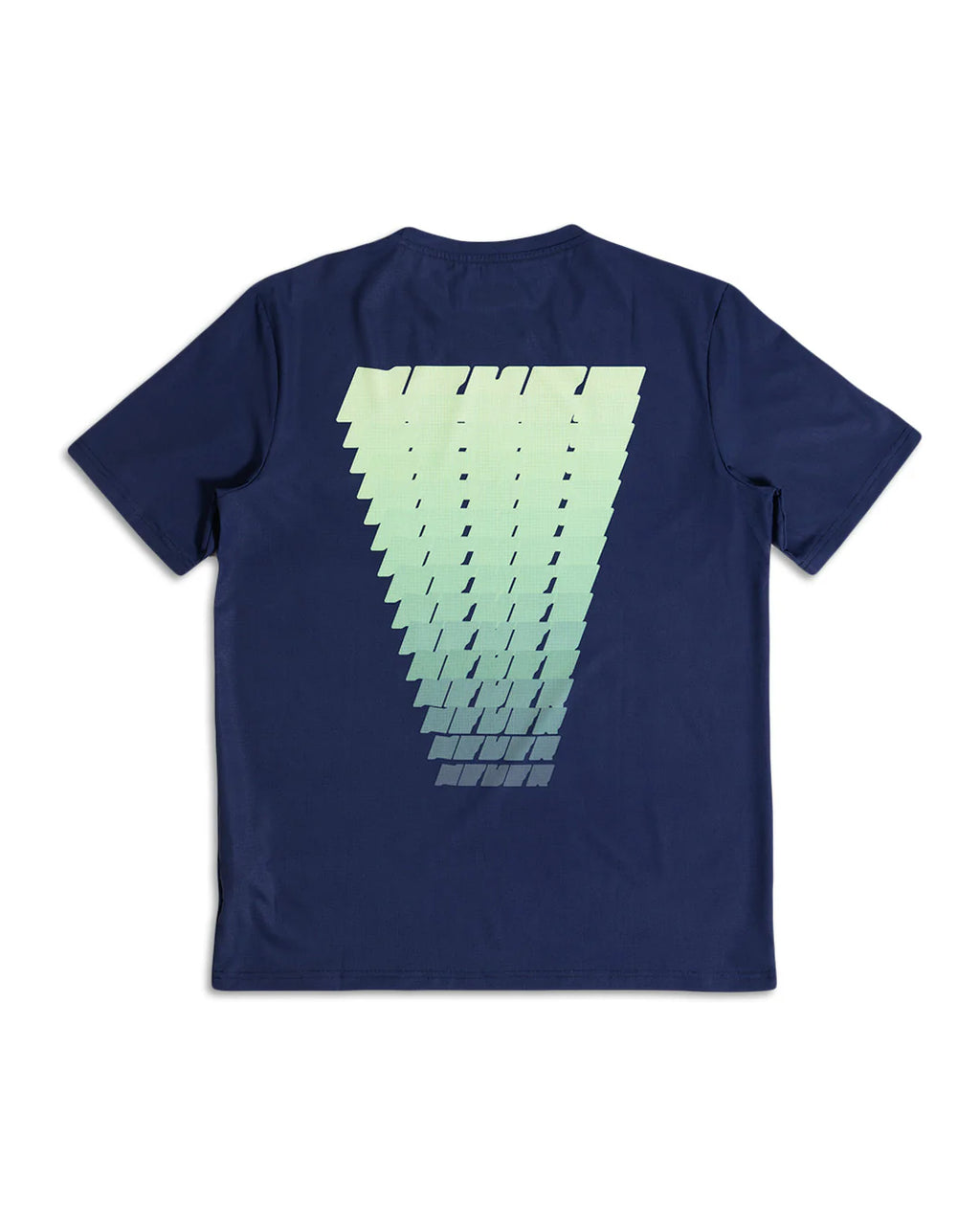 【Never】STACKED TEE NAVY 跑步上衣