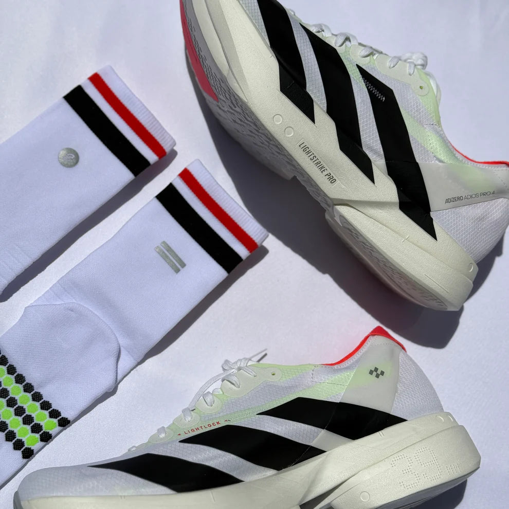 【SHYU 競賽跑襪】專為 Adidas 碳板鞋設計｜white | black | red 台灣官方合作夥伴