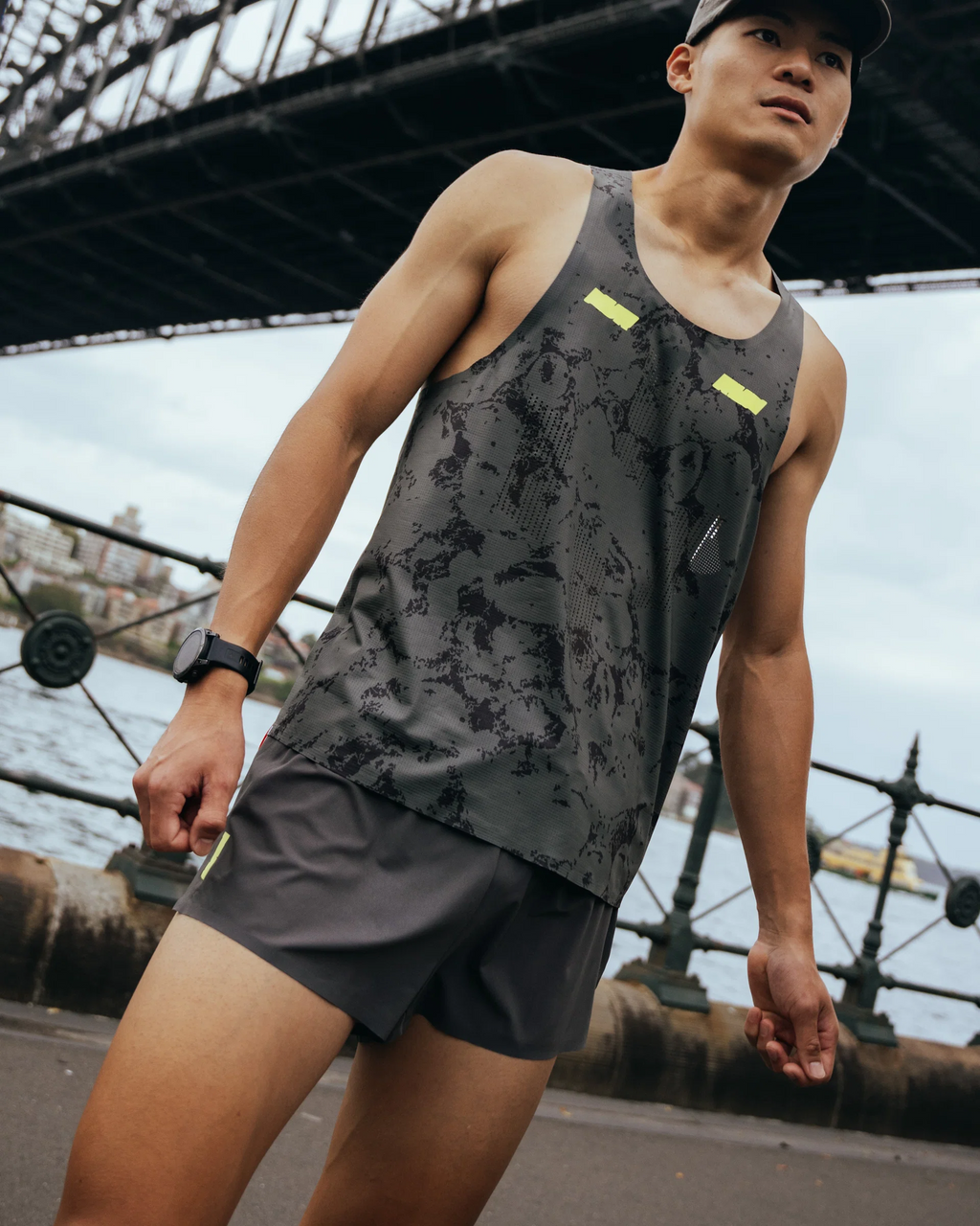 【Never】 BLUR SINGLET 跑步背心