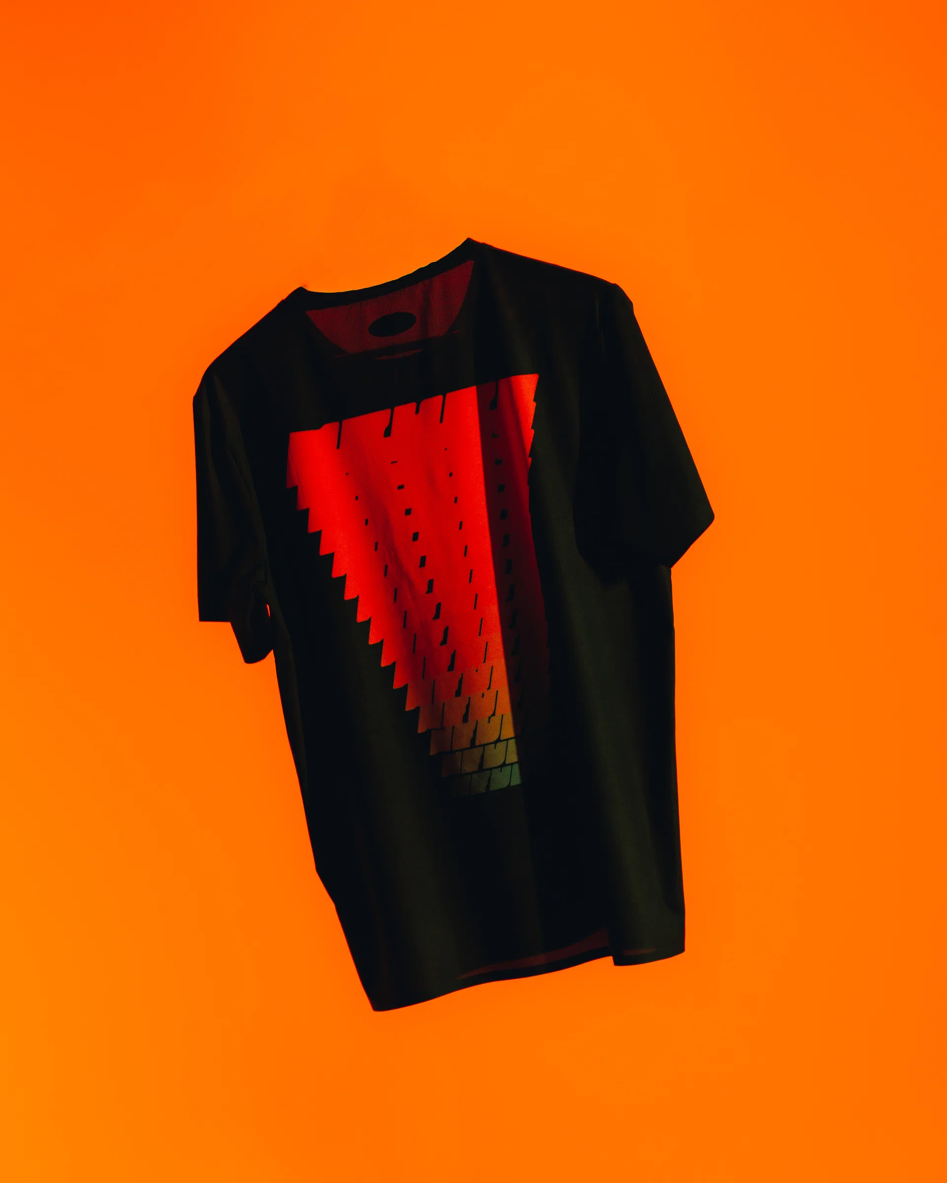【Never】STACKED TEE BLACK 跑步上衣