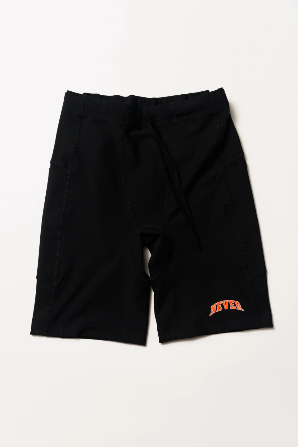 【Never】ZERO HALF TIGHTS BLACK 跑步緊身短褲