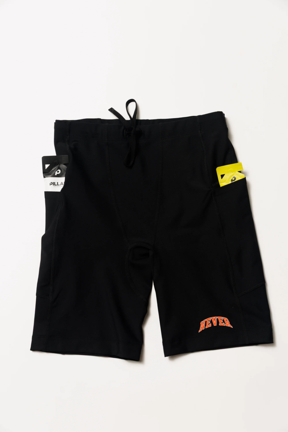 【Never】ZERO HALF TIGHTS BLACK 跑步緊身短褲