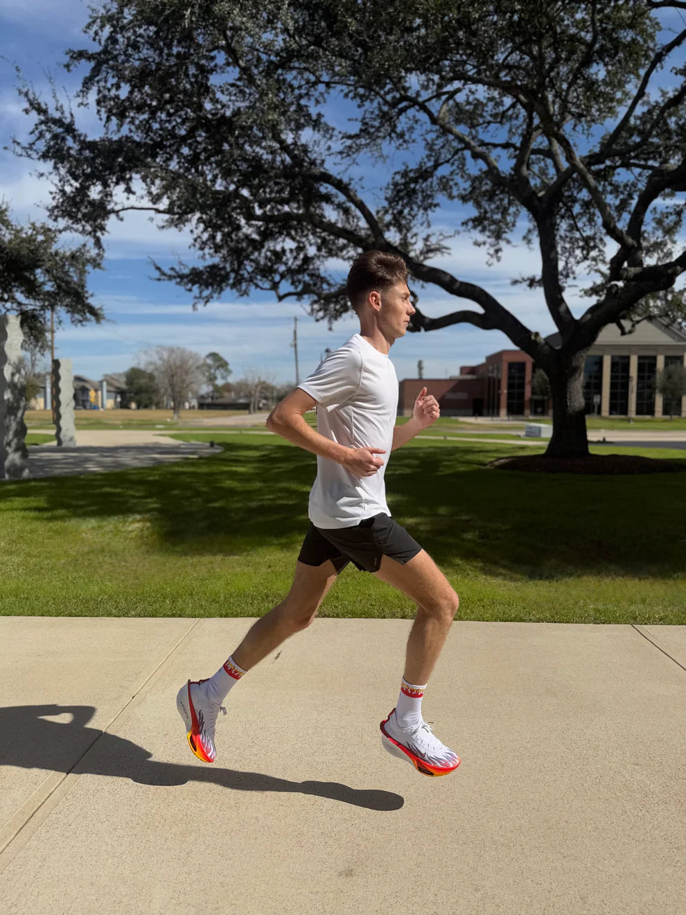 SHYU 專業跑襪｜white | flame | amber