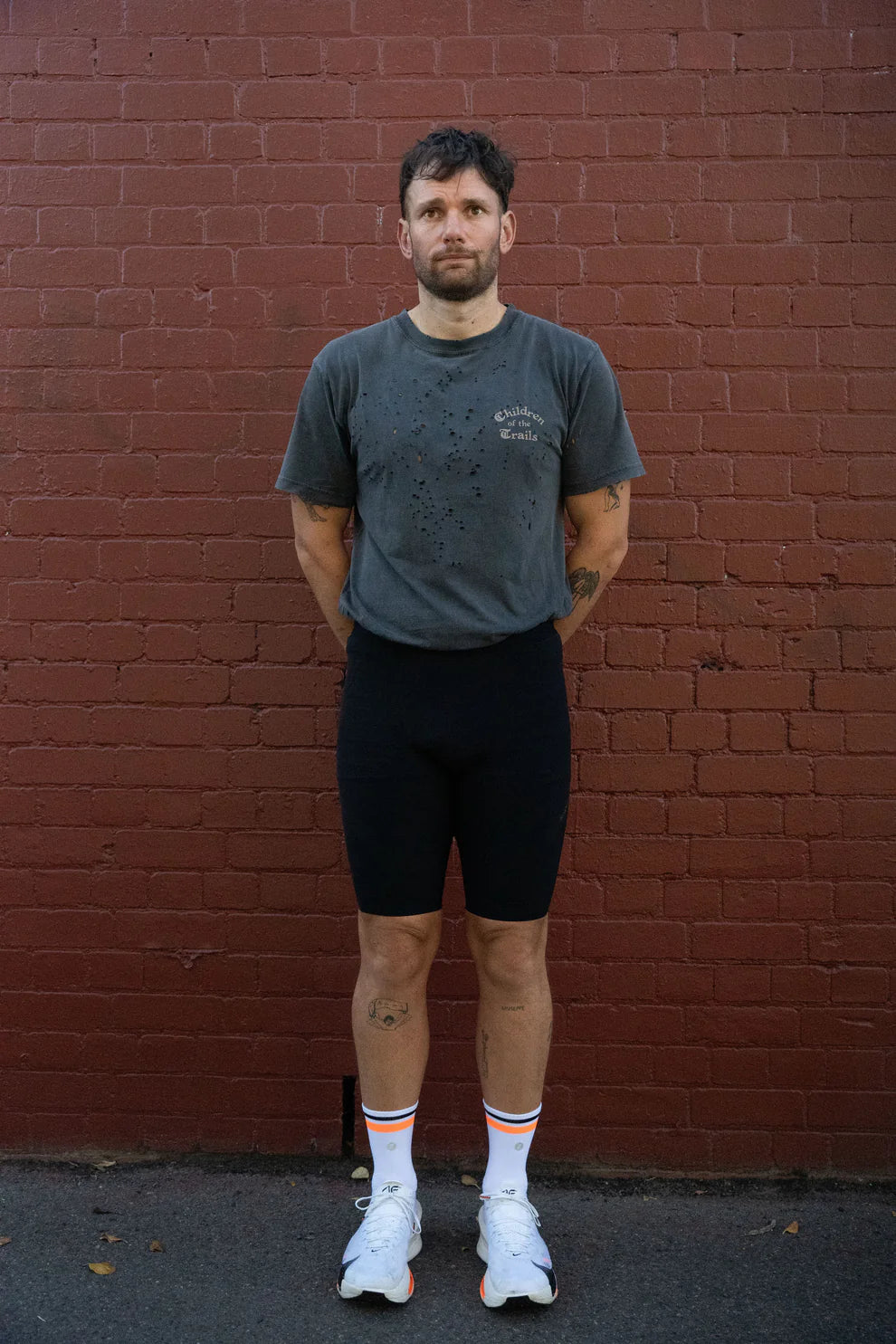 SHYU 專業跑襪｜white | orange | black