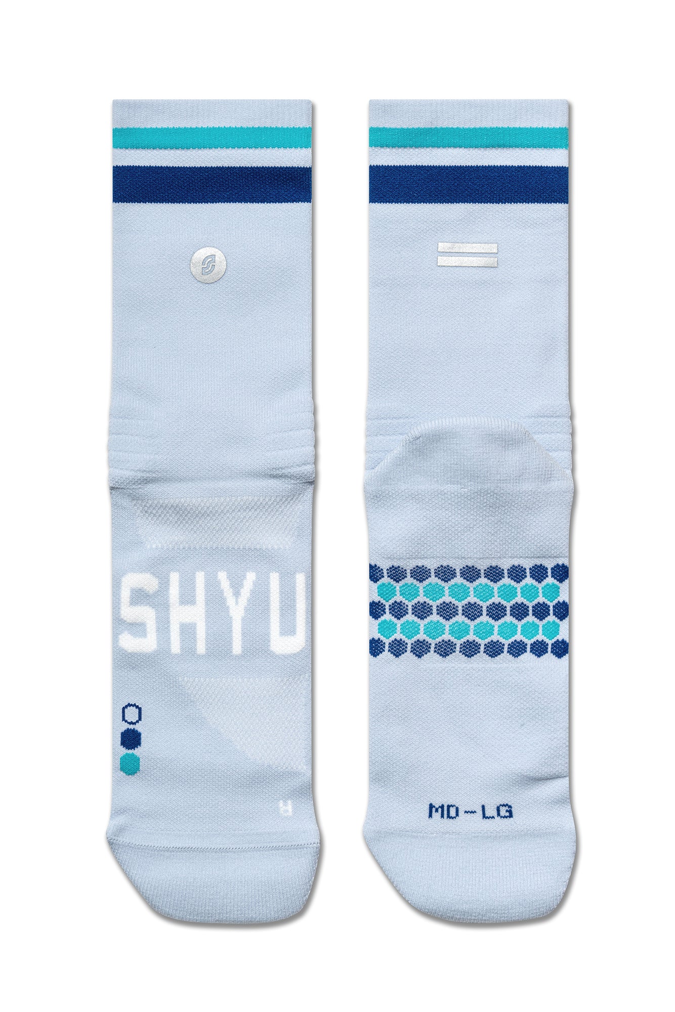【SHYU 競賽跑襪】專為 Nike 碳板鞋設計｜ice | blue | azure 台灣官方合作夥伴
