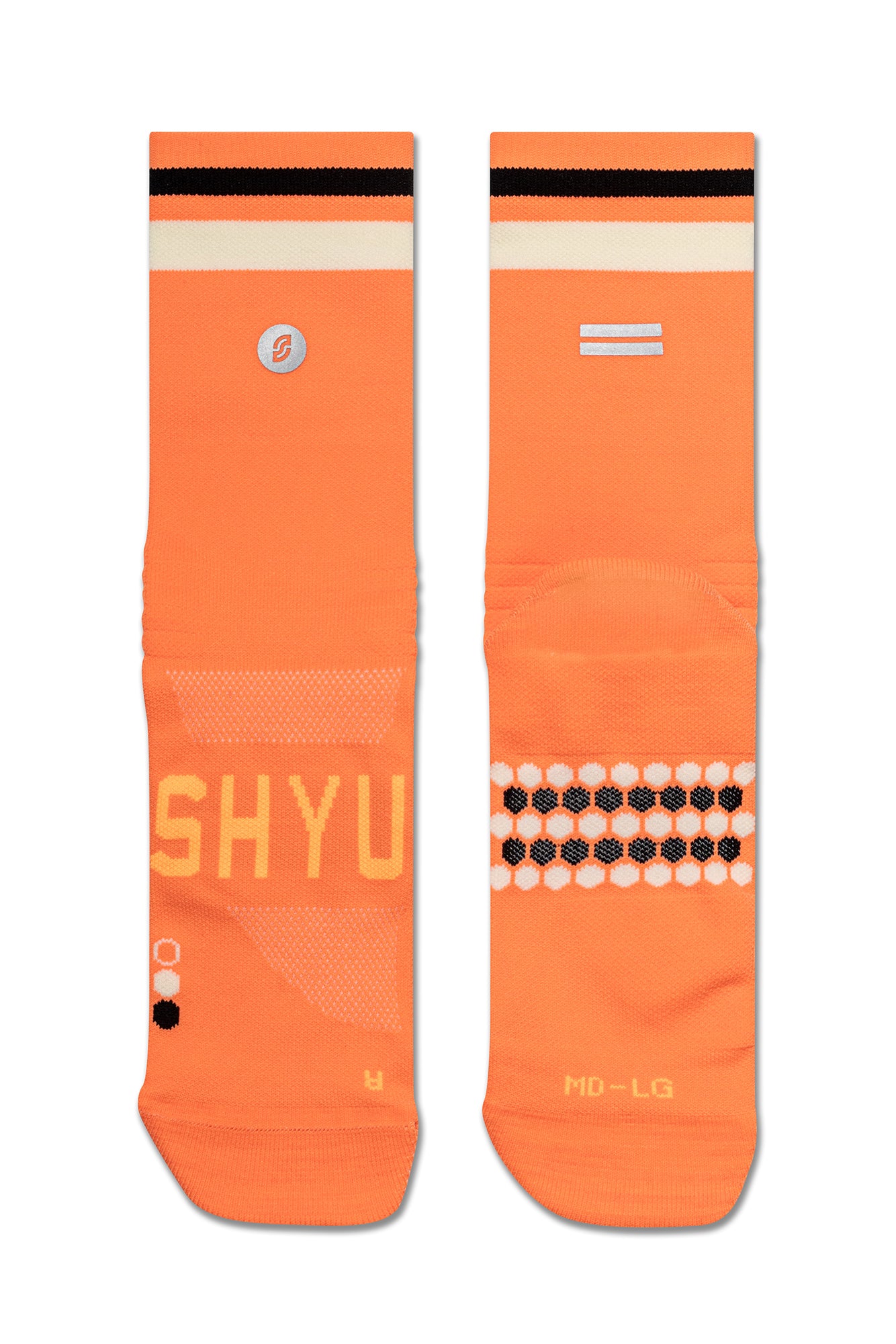 【SHYU 競賽跑襪】專為 NB 碳板鞋設計｜mango | cream | black 台灣官方合作夥伴