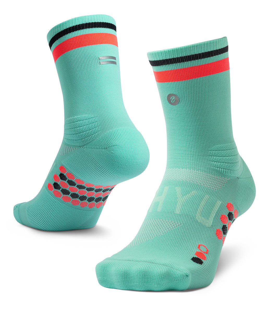 SHYU 專業跑襪｜peppermint | red | black