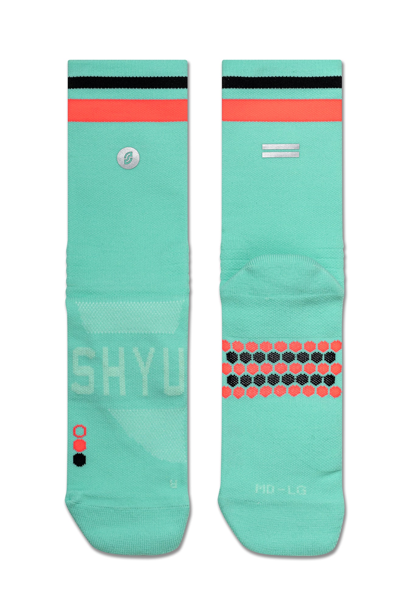 【SHYU 競賽跑襪】專為 Asics 碳板鞋設計｜peppermint | red | black 台灣官方合作夥伴