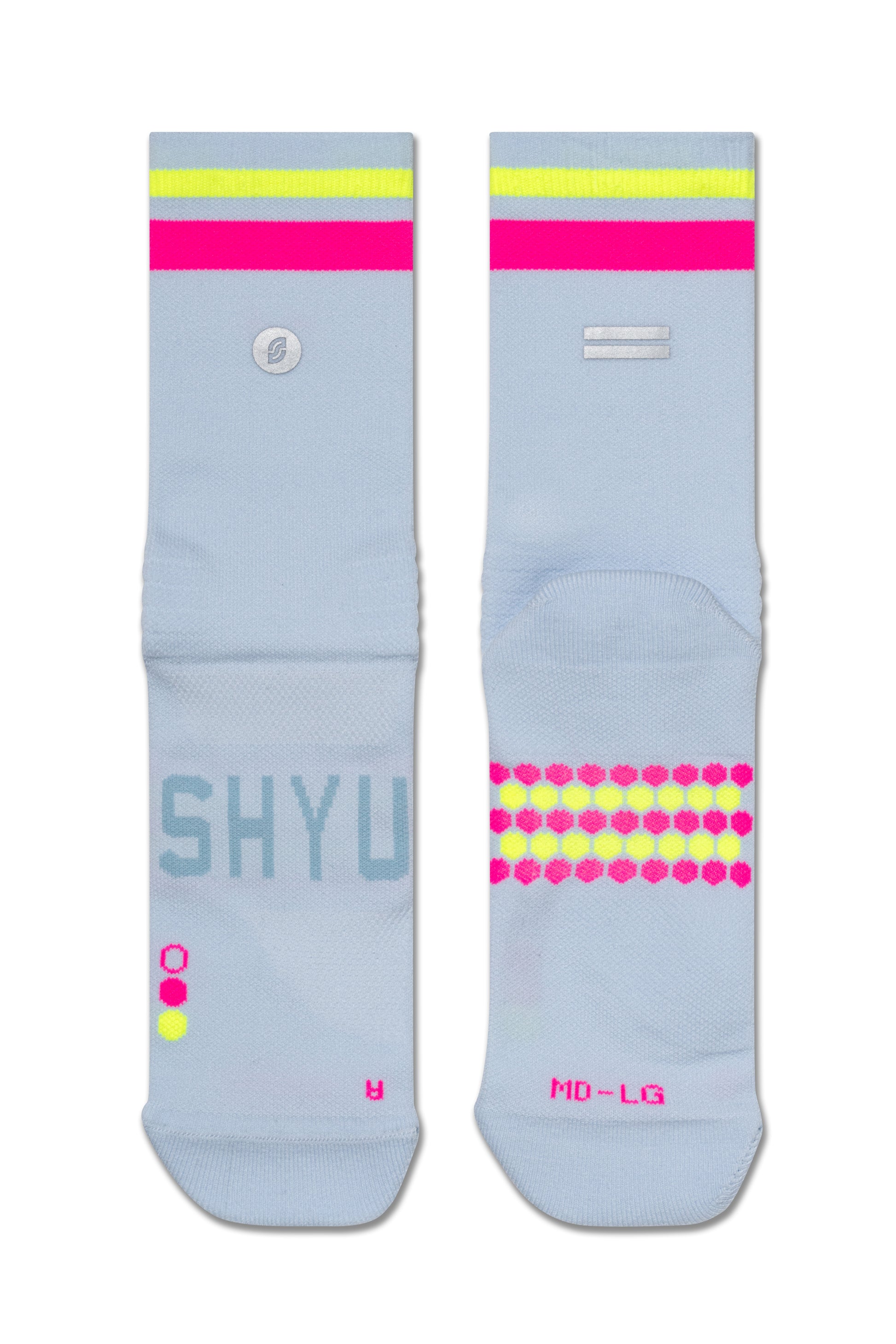 SHYU 專業跑襪｜sky | pink | neon