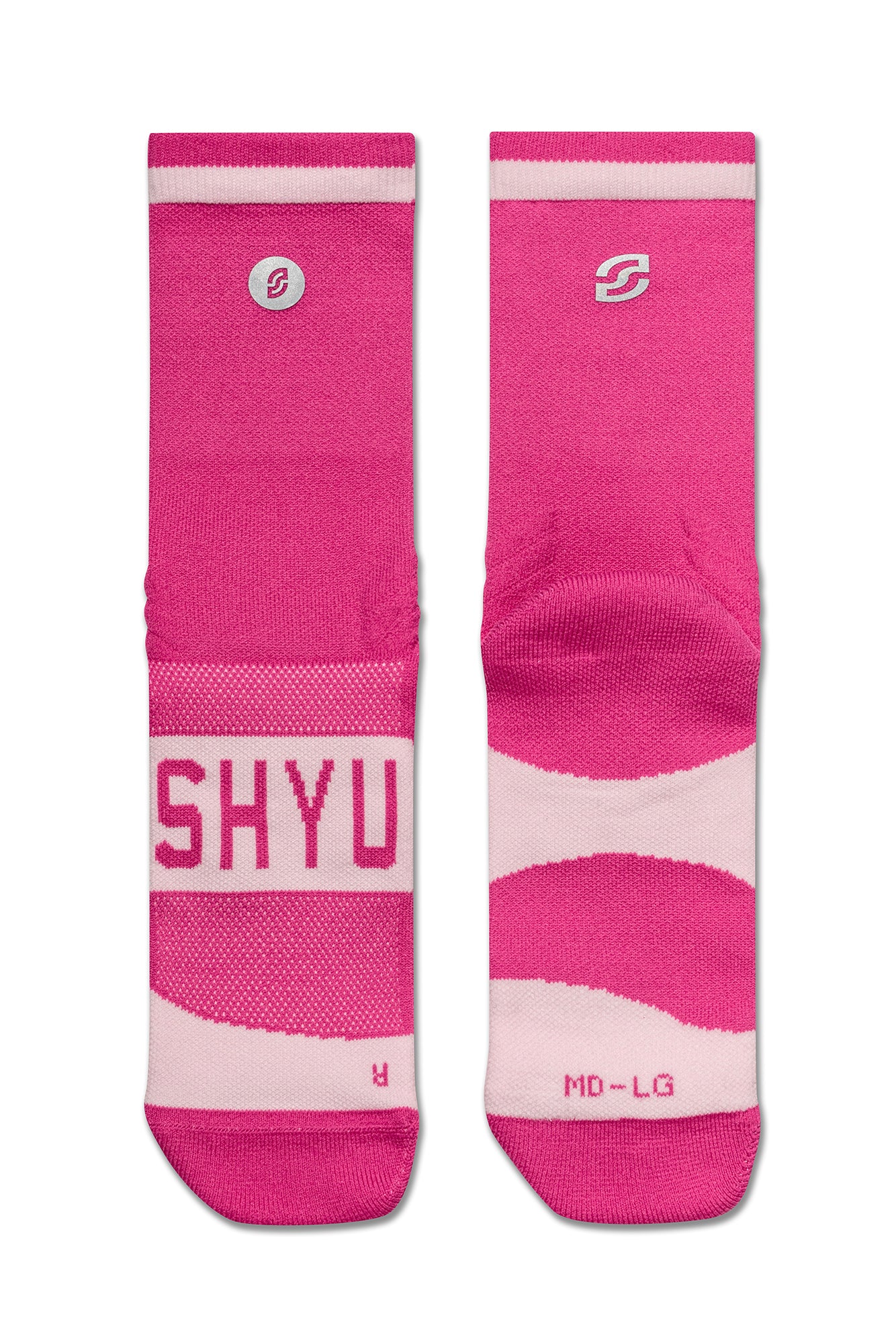 【SHYU 競賽跑襪】專為碳板鞋設計 Training 系列｜pink 3雙｜台灣官方合作夥伴
