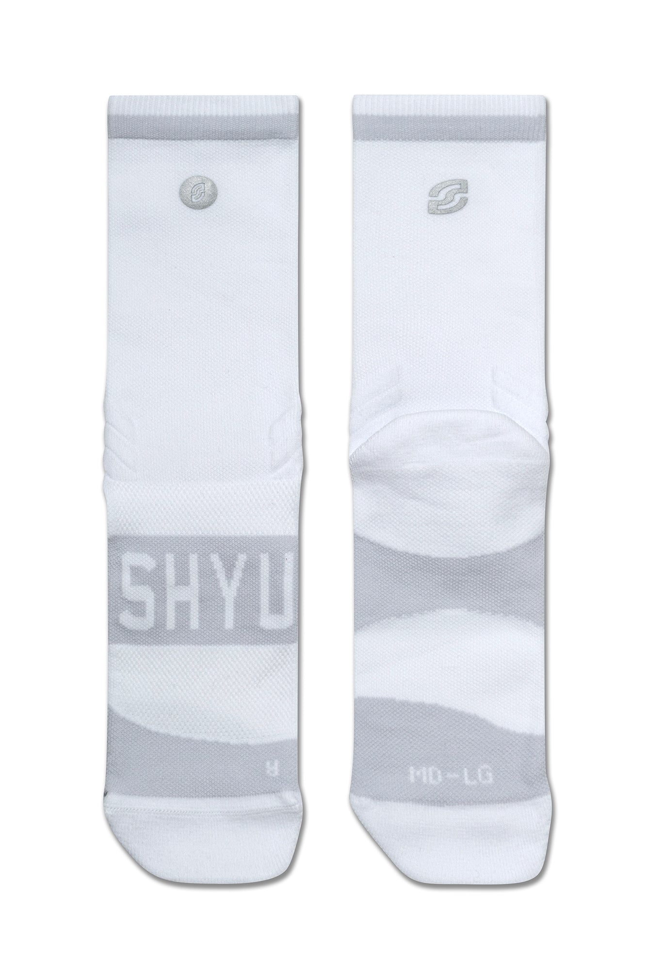 【SHYU 競賽跑襪】專為碳板鞋設計 Training 系列｜white 3雙｜台灣官方合作夥伴