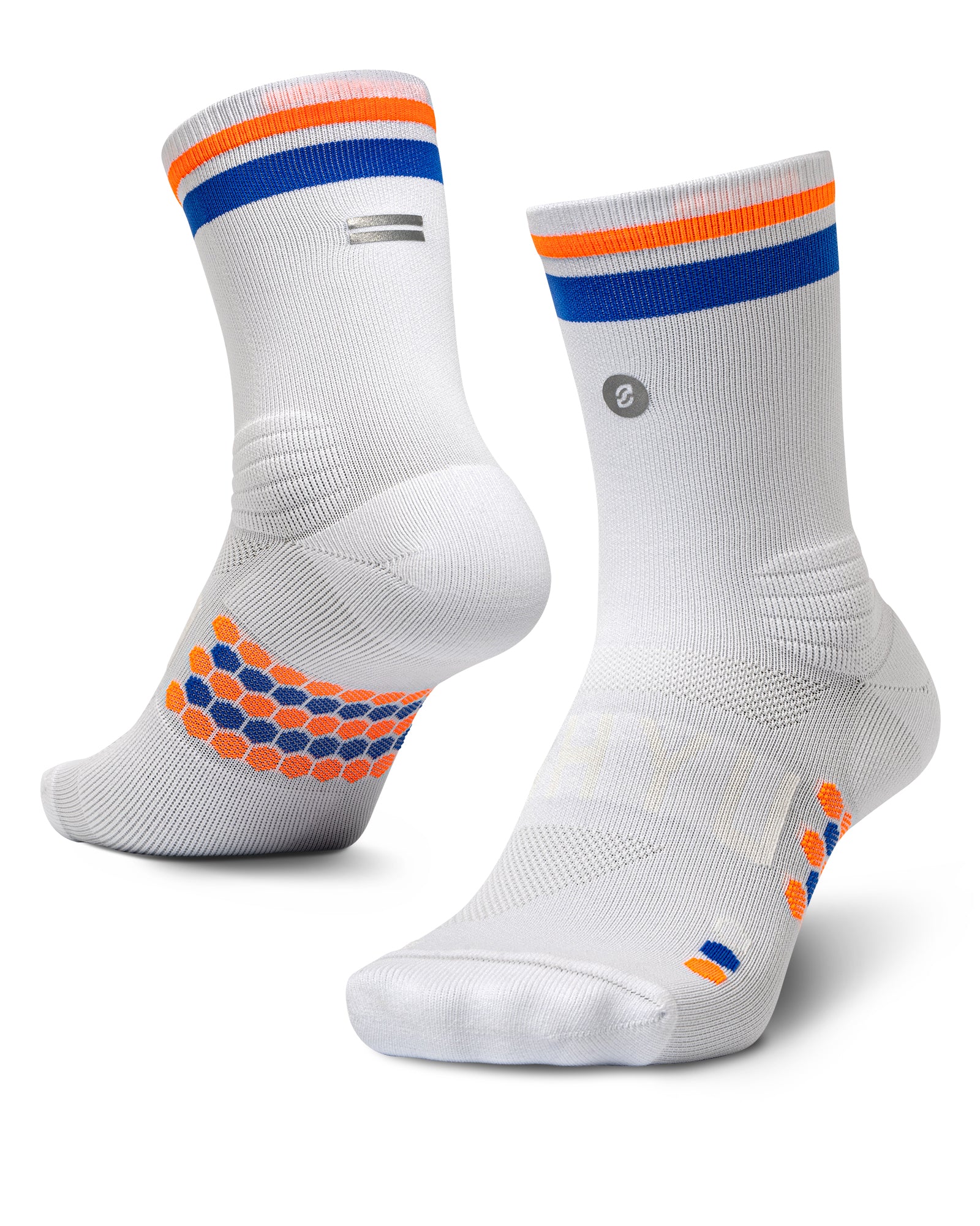 【SHYU 競賽跑襪】專為 Nike 碳板鞋設計｜white | blue | orange 台灣官方合作夥伴
