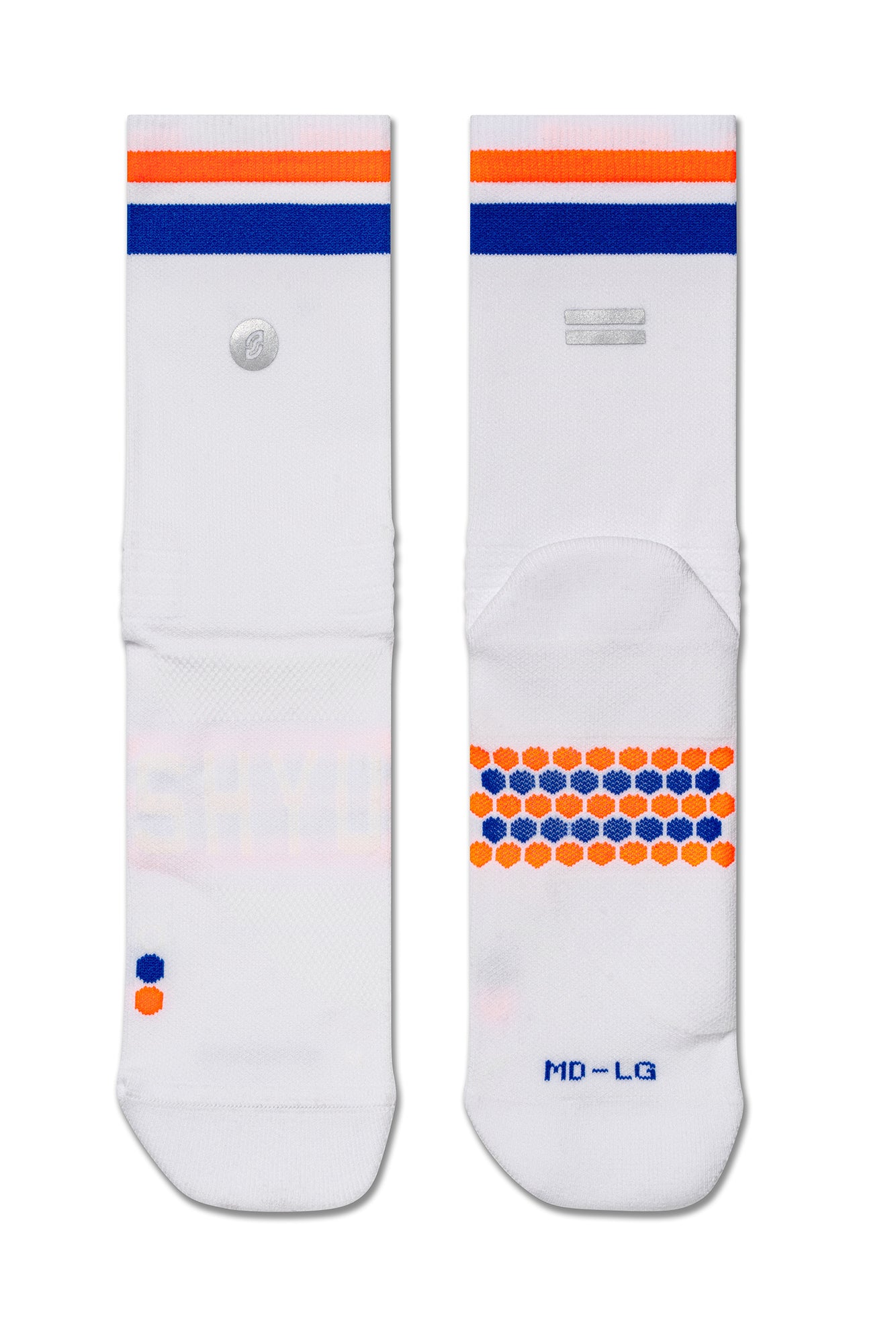 【SHYU 競賽跑襪】專為 Nike 碳板鞋設計｜white | blue | orange 台灣官方合作夥伴