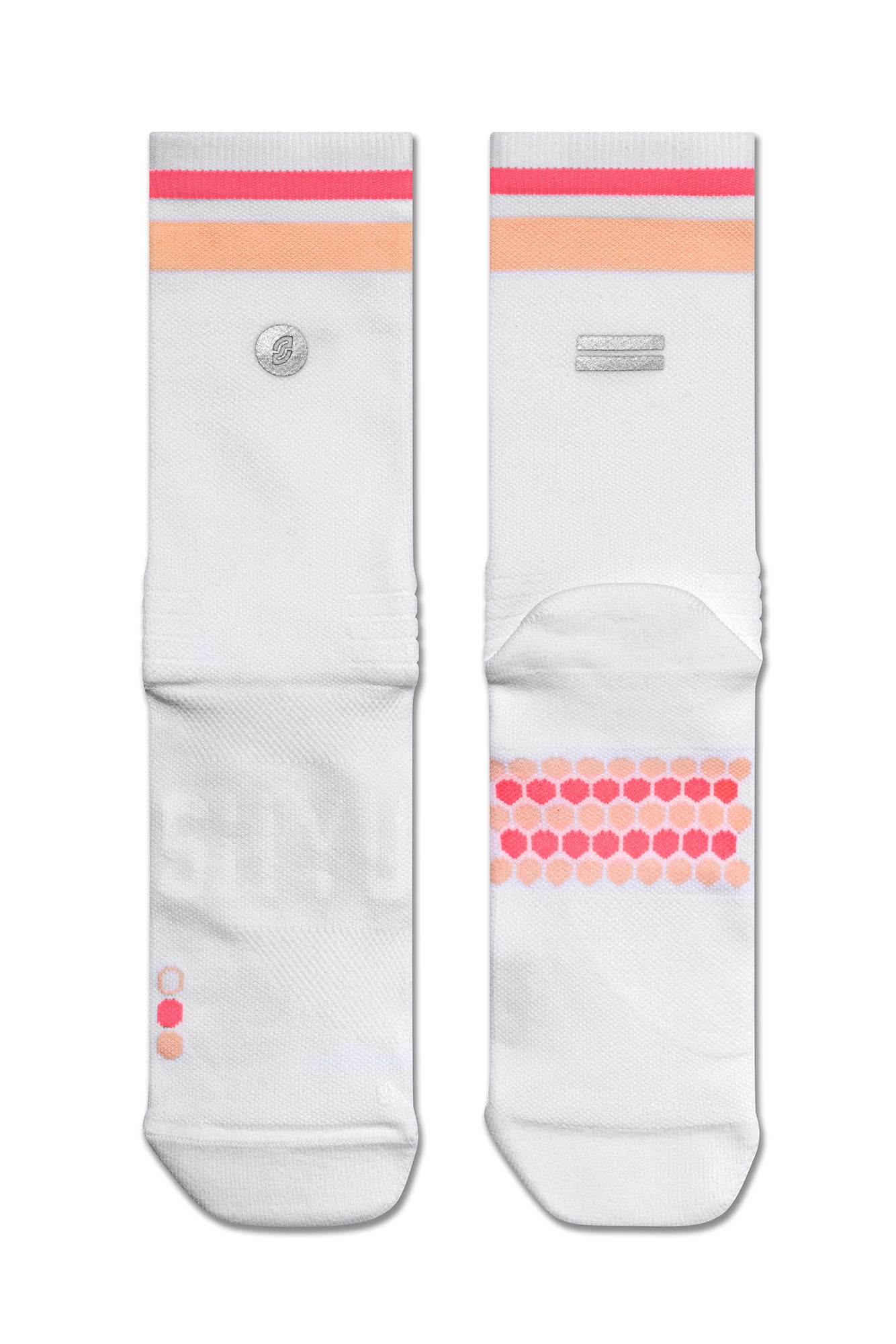 【SHYU 競賽跑襪】專為 Nike 碳板鞋設計｜white | peach | melon 台灣官方合作夥伴